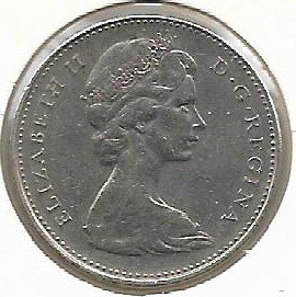 Canada 5 cents 1975  KM 60.1