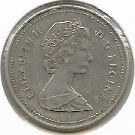 Canada 5 cents 1989  KM 60.2a