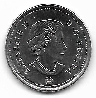 Canada 25 cents 2015