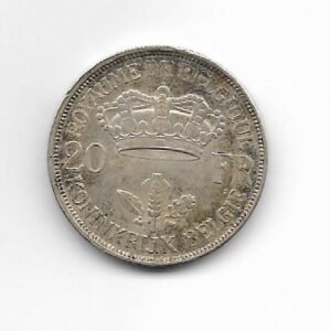 Belgica 20 fr 1934 Plata KM 105