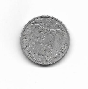 España 5 cmos 1945 KM 765