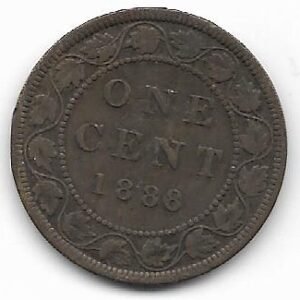 Canada 1 cent 1888 KM 7