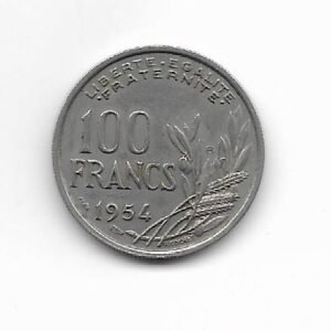 Francia 100 francs 1954B KM 919.2