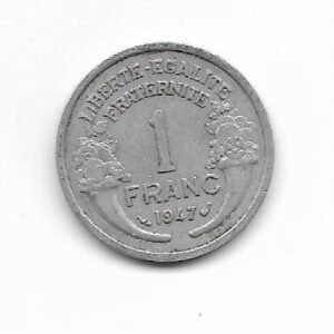 Francia 1 franc 1947 KM 885a.1