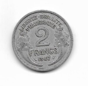 Francia 2 francs 1947 KM 886a.1