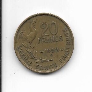 Francia 20 francs 1952B KM 917.2