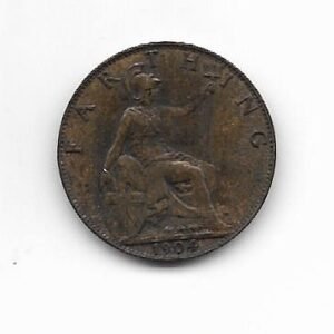 Gran Bretaña Farthing 1904 Eduardo VII KM 792