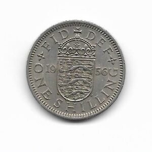 Gran Bretaña Shilling 1956 Elizabeth II KM 904