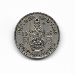 Gran Bretaña Shilling 1948 Jorge VI KM 864