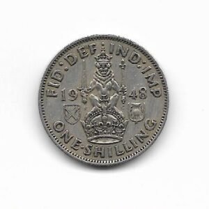 Gran Bretaña Shilling 1948 Jorge VI KM 864