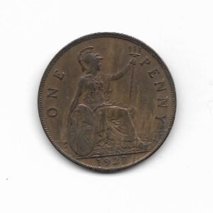Gran Bretaña penny 1927 Jorge V KM 826