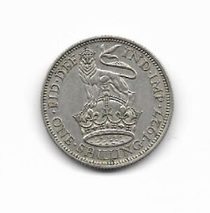 Gran Bretaña Shilling 1927 Jorge V KM 833 (Plata)