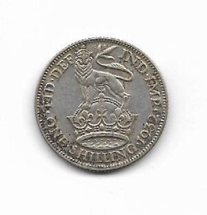 Gran Bretaña Shilling 1932 Jorge V KM 833 (Plata) VF+