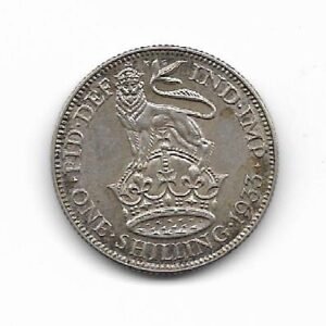 Gran Bretaña Shilling 1933 Jorge V KM 833 (Plata)