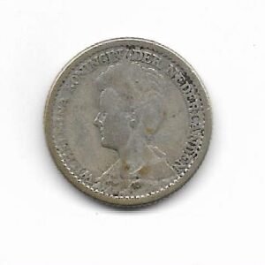 Holanda 25 cents 1914 KM 146 (Plata)