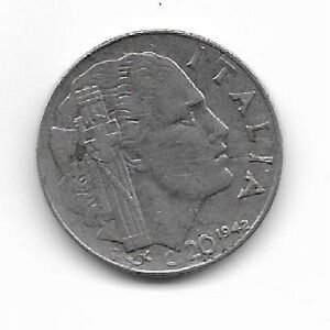 Italia 20 cent 1942 KM 75b