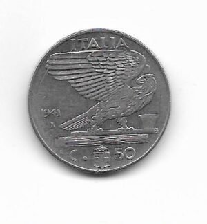 Italia 50 cent 1941 KM 76b