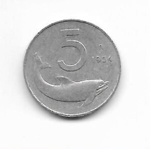 Italia 5 lire 1954 KM 92