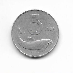 Italia 5 lire 1954 KM 92