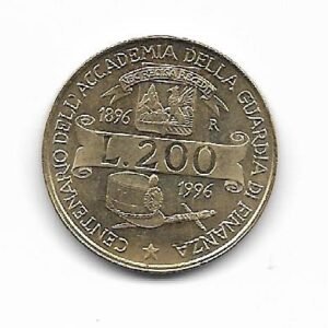 Italia 200 Lire 1996 KM 184