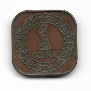 Malaya 1 cent 1939 KM 2