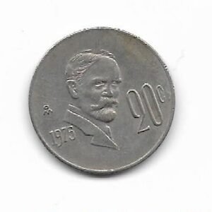 Mexico 20 cent 1975 KM 442