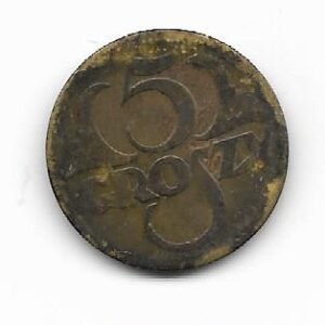 Polonia 5 Groszy 1923 KM 10A