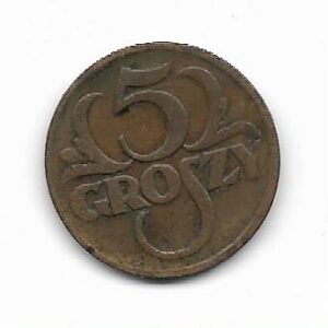 Polonia 5 Groszy 1928 KM 10A