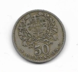 Portugal 50 cent 1927 KM 577