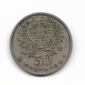 Portugal 50 cents 1929 KM 577