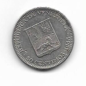 Venezuela 50 cent 1965 KM 41