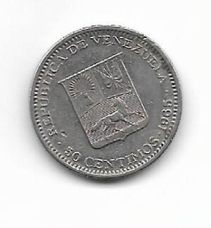 Venezuela 50 cent 1965 KM 41