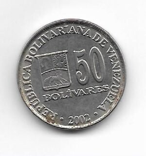 Venezuela 50 Bolivares 2002 KM 82
