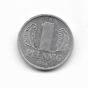 Alemania (Rep Democratica) 1 Pfennig 1984 KM 8.2