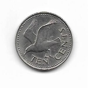 Barbados 10c 1979 KM 12