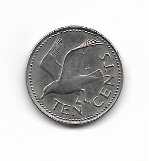 Barbados 10c 1979 KM 12
