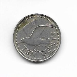 Barbados 10c 1992 KM 12