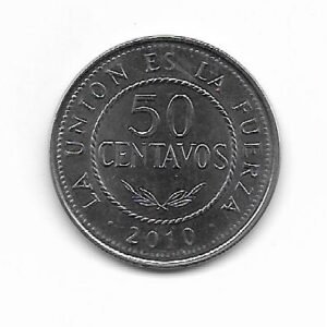 Bolivia 50 cvos 2010 KM 216