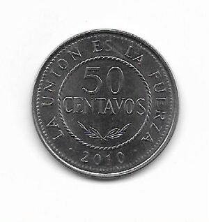 Bolivia 50 cvos 2010 KM 216