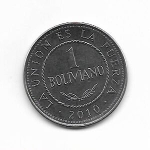 Boliviano 1 Boliviano 2010 KM 217