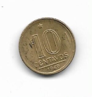 Brasil 10 cvos 1949 KM 561