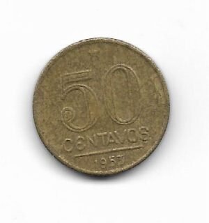 Brasil 50 cvos 1953 KM 563