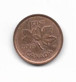 Canada 1 cent 2005 KM 490