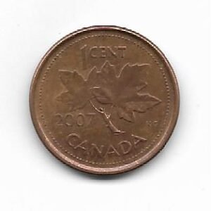 Canada 1 cent 2007 KM 490a
