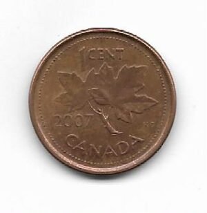Canada 1 cent 2007 KM 490a