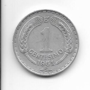 Chile 1 cmo 1961 KM 189