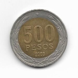 Chile 500 pesos 2003 KM 235