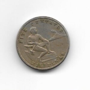 Filipinas 5 cents 1938 KM 180 (USA)