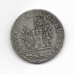 Argentina - Cordoba 4 Reales 1851 CJ 61.1.6 A2-R4