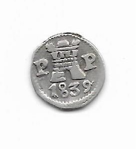 Argentina - Cordoba 1/4 Real 1839 CJ 7.1.1 A30-R17